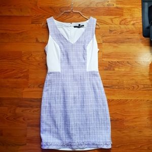 WHBM White House Black Market Tweed A-Line Dress